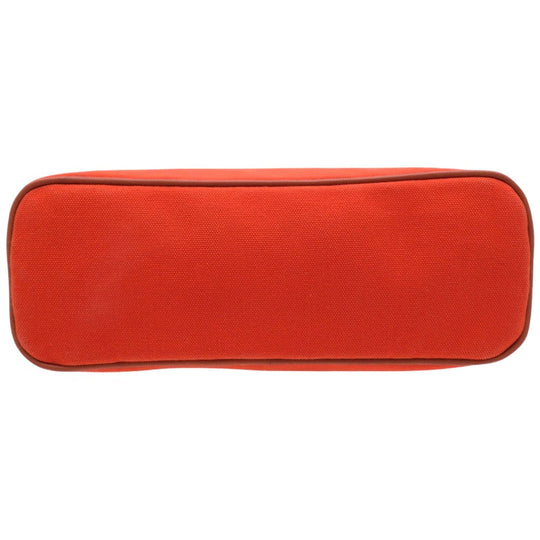 HERMES Pouch cotton Orange Bolide Pouch MM Orange Canvas Women Used Authentic