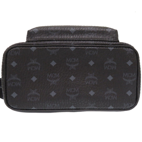 MCM Backpack MMK6SVE37BK001 leather black Studs Vicetos Women Used Authentic