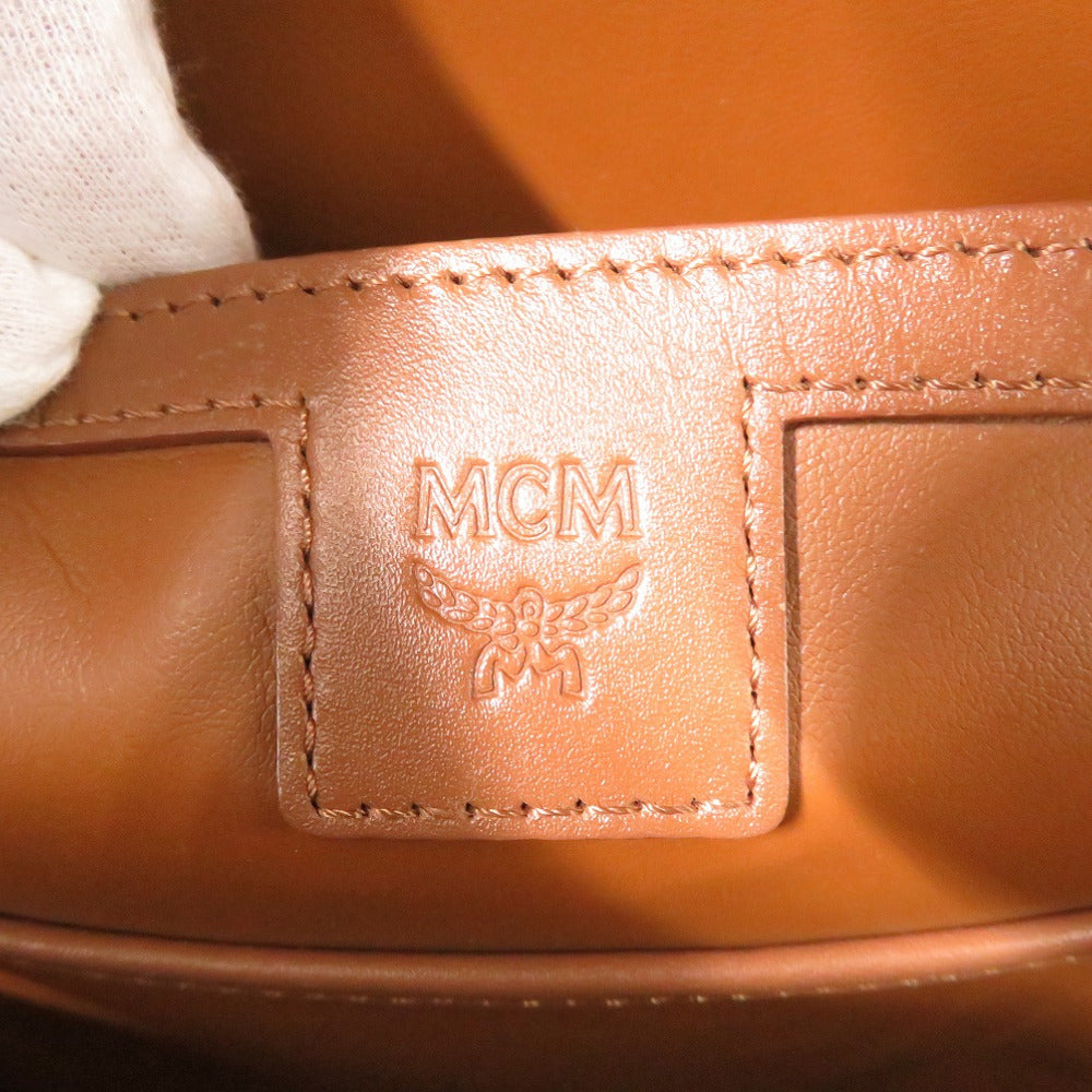 MCM Backpack MMK6SVE37BK001 leather black Studs Vicetos Women Used Authentic