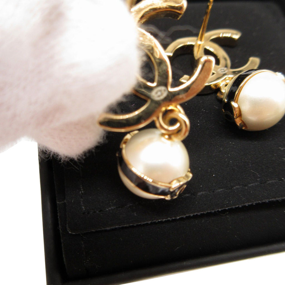CHANEL Pierce metal gold COCO Mark Women Used Authentic