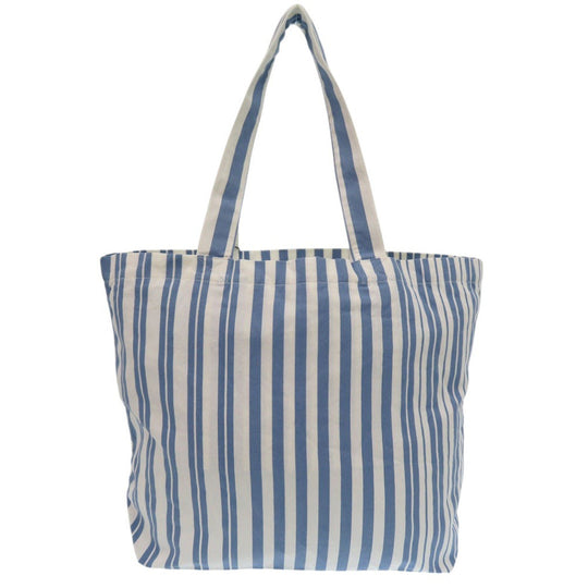MAISON KITSUNE Tote Bag IU05167WW2002 S422 cotton blue MAISON KITSUNE Tote Bag IU05167WW2002 S422 UNISEX Blue Stripe unisex(Unisex) Used Authentic