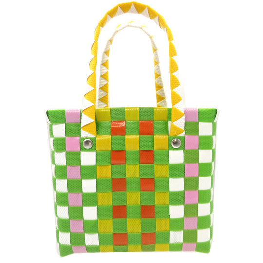 MARNI Handbag M00178 plastic green Picnic Micro Basket Bag Women Used Authentic