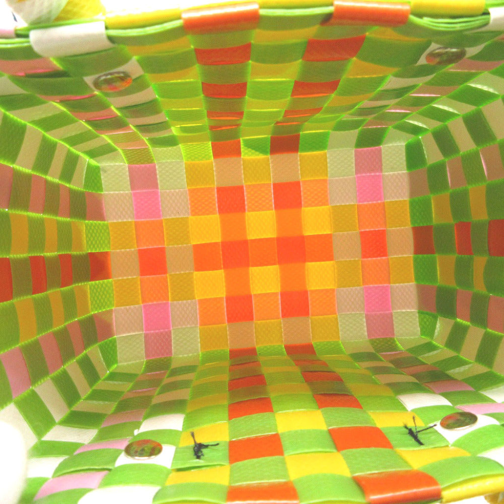 MARNI Handbag M00178 plastic green Picnic Micro Basket Bag Women Used Authentic