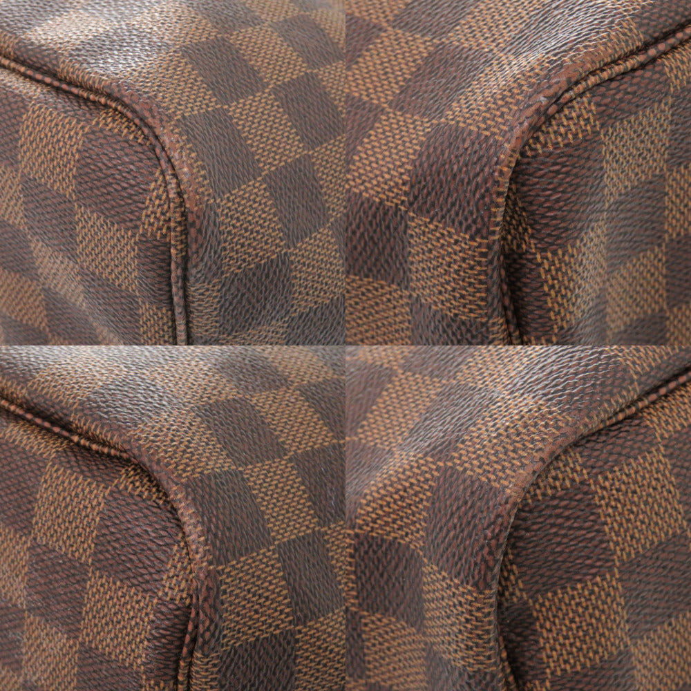 LOUIS VUITTON Tote Bag N51106 Damier canvas Brown Damier Ebene Neverfull GM Women Used Authentic