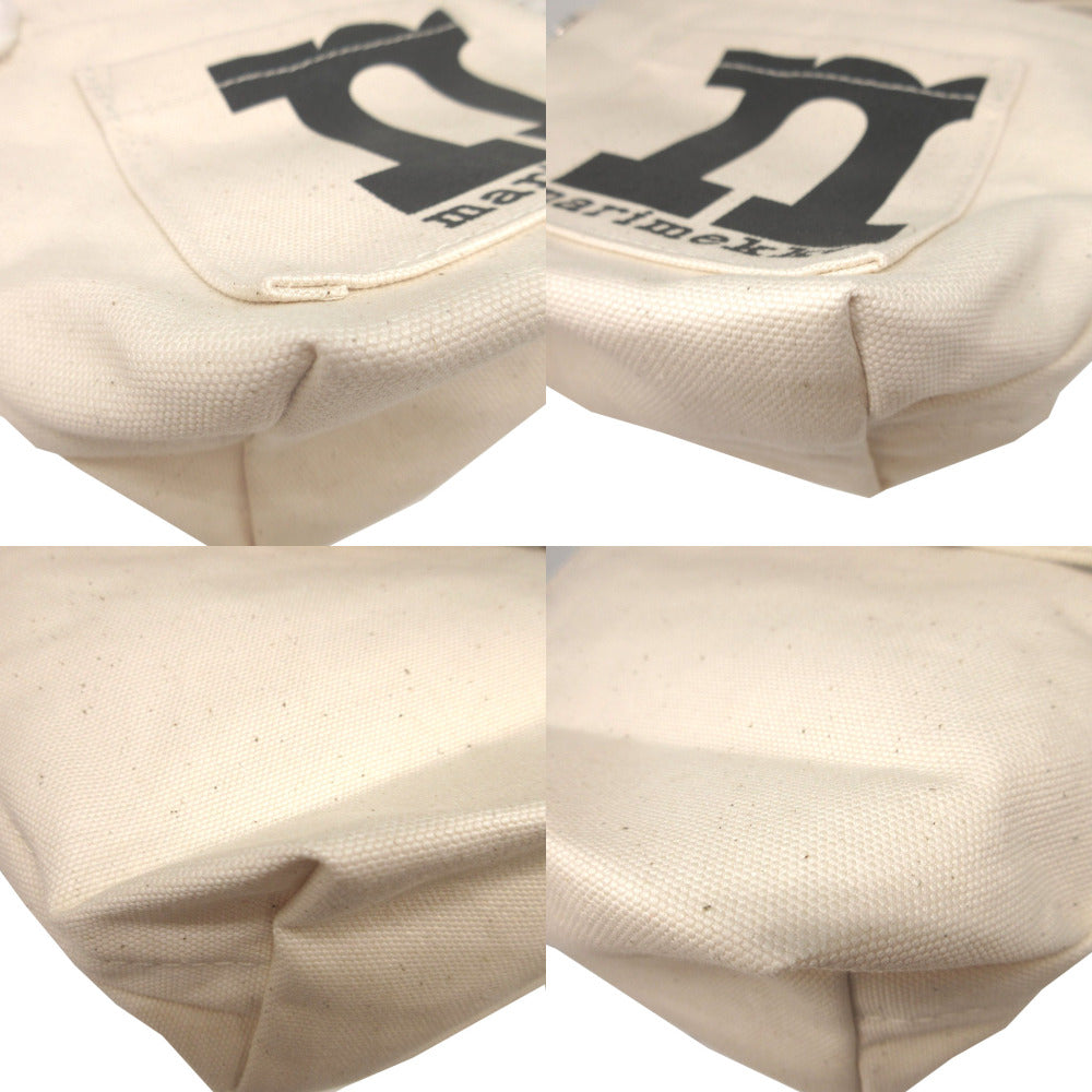marimekko Shoulder Bag canvas Ivory Mono Mini Crossbody mens(Unisex) Used Authentic