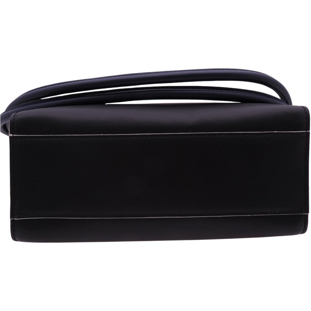 MARNI Shoulder Bag BMMP0055Q0  leather black MARCEL KNOT Tube knot Women Used Authentic