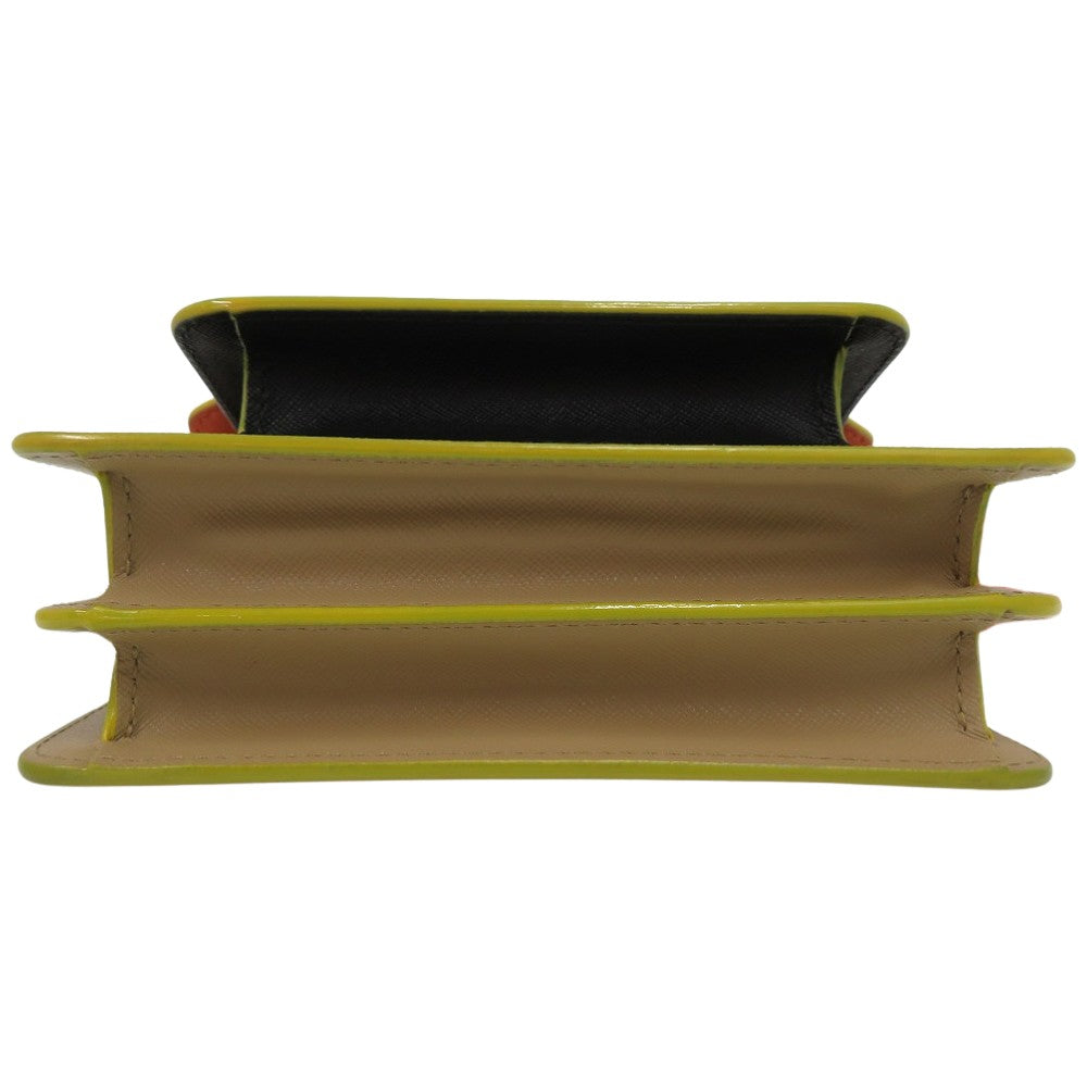 MARNI Shoulder Bag LV520Z248Y Calfskin multicolor TRUNK Mini Shoulder Bag Women Used Authentic