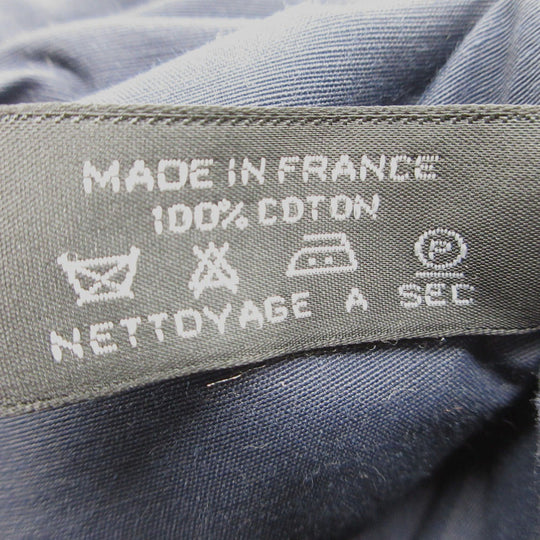 HERMES Pouch cotton blue Bolide Pouch 20 PM Women Used Authentic