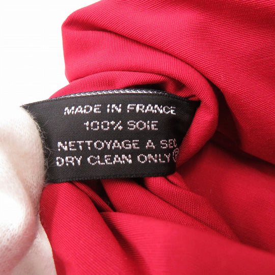 HERMES Pouch silk Rose Pivoine Hermes Bolide Pouch 16 Silk Women Used Authentic