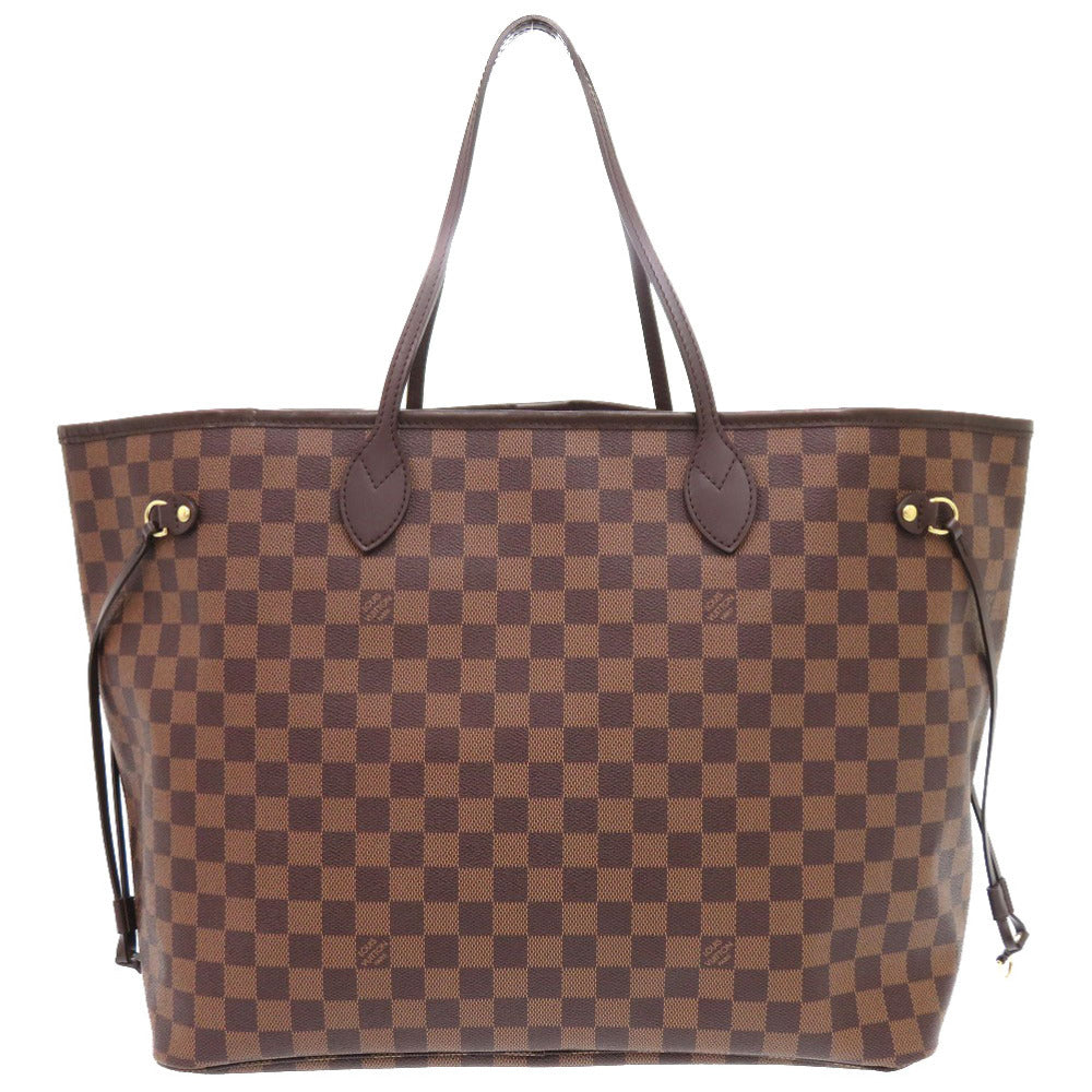 LOUIS VUITTON Tote Bag N41357 Damier canvas Brown Damier New Neverfull GM Women Used Authentic