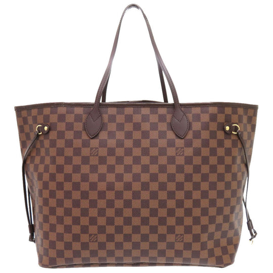 LOUIS VUITTON Tote Bag N41357 Damier canvas Brown Damier New Neverfull GM Women Used Authentic