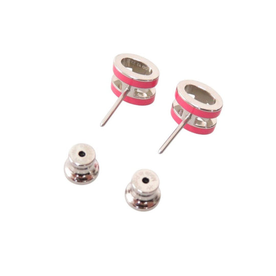 HERMES Pierce metal pink Pop ash Women Used Authentic