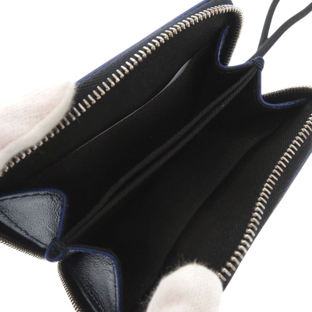 MARNI Coin case PFMI0038U0 leather black Zip Around Wallet Women Used Authentic