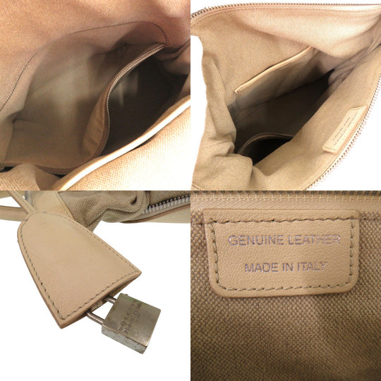 Maison Margiela Shoulder Bag S56WD0038 Grainy leather beige 2WAYShoulder Bag Tote Bag 5AC Women Used Authentic