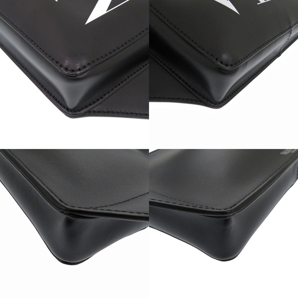 VALENTINO Waist bag B0719WJW 0NI leather black mens Used Authentic