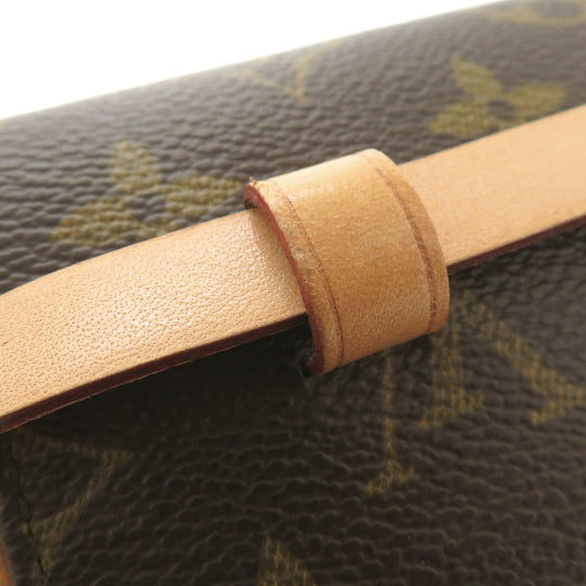 LOUIS VUITTON Waist bag M51855 Monogram canvas Brown Monogram Pochette Florentine Women Used Authentic