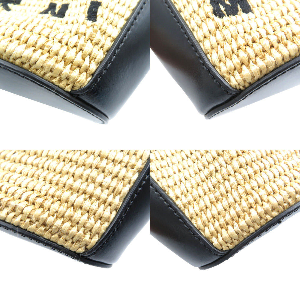 MARNI Shoulder Bag BMMP0096Q0 Cotton, Leather black Tropicalia Micro Women Used Authentic