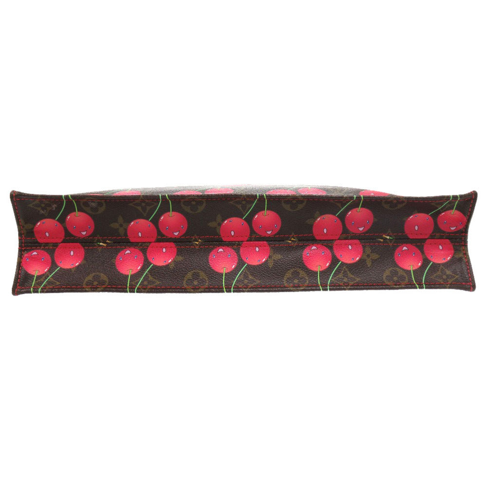 LOUIS VUITTON Tote Bag M95010 Monogram canvas Brown Monogram Cherry Sac Plat Women Used Authentic