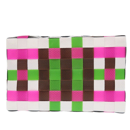 MARNI Handbag M00178M00IW0M340 leather Brown Market Woven Micro Women Used Authentic