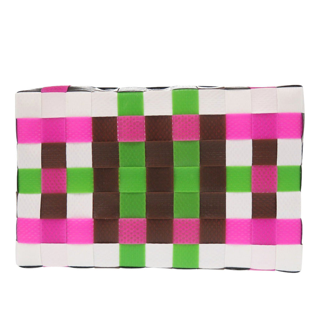 MARNI Handbag M00178M00IW0M340 leather Brown Market Woven Micro Women Used Authentic