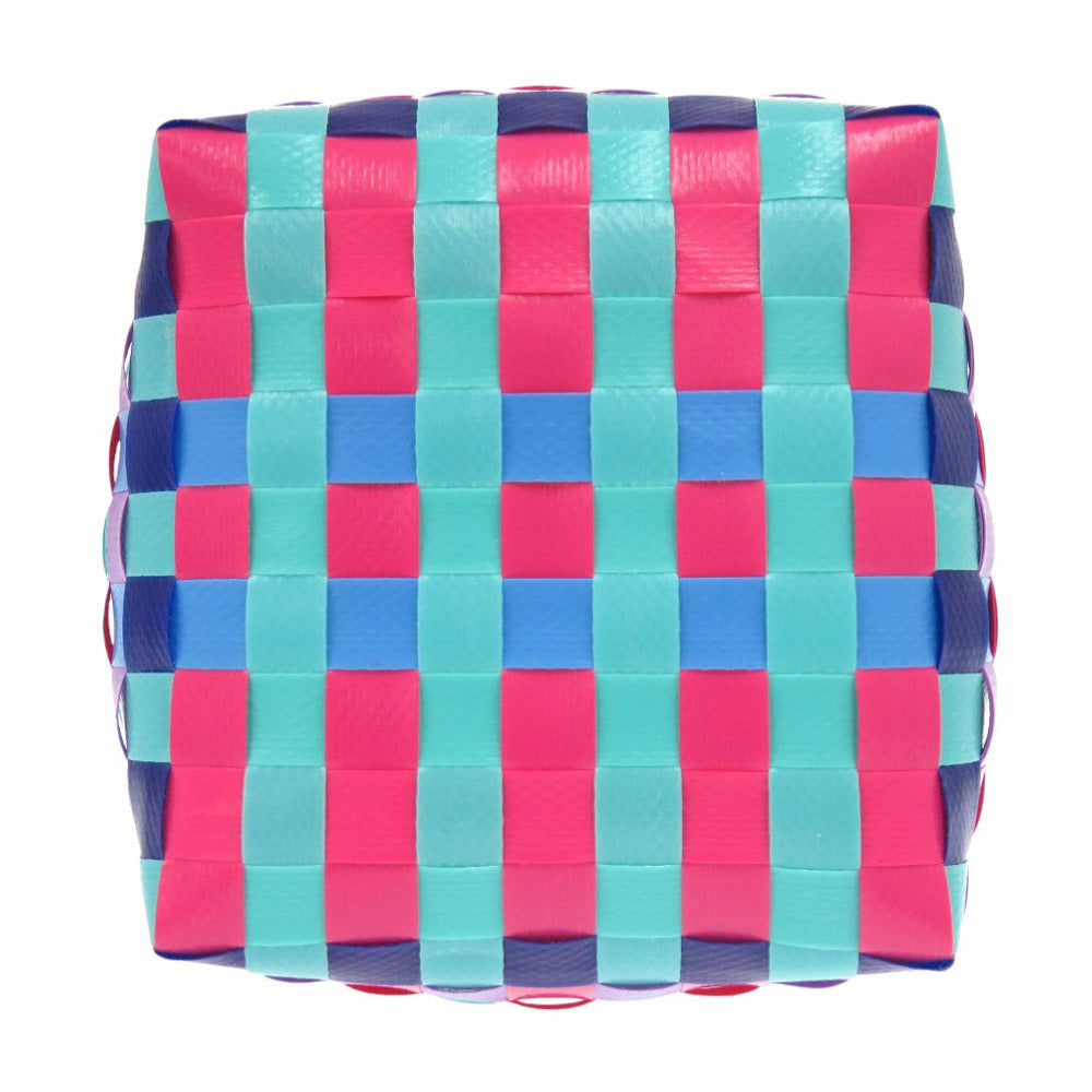 MARNI Handbag M00178 M00IW OM847 leather pink Market Woven Micro Women Used Authentic