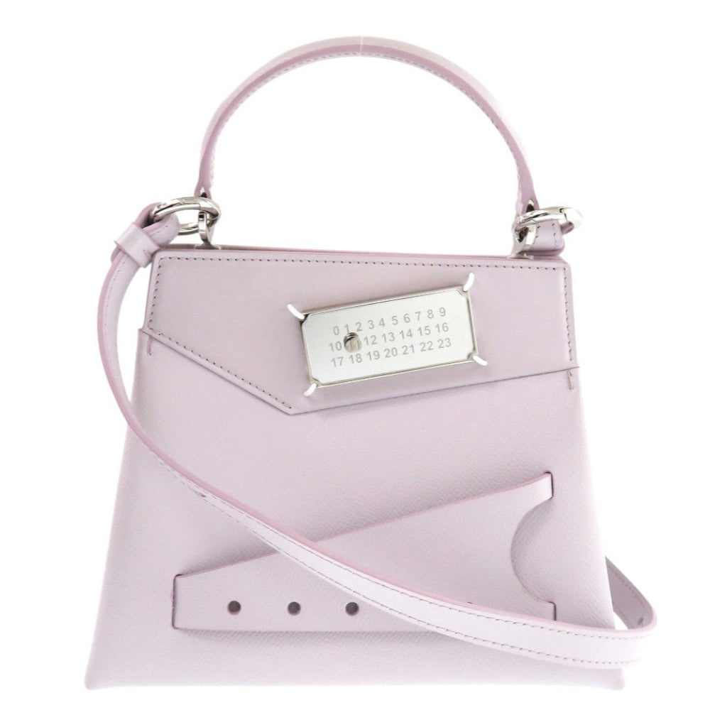 Maison Margiela Handbag S56WG0168 P4745 T5166 leather purple Snatched Small Women Used Authentic