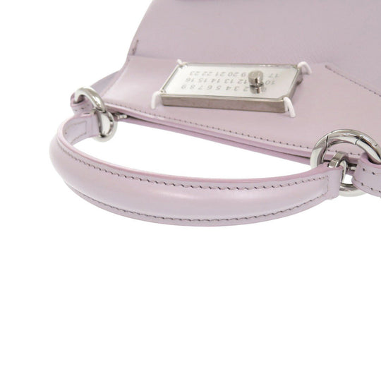 Maison Margiela Handbag S56WG0168 P4745 T5166 leather purple Snatched Small Women Used Authentic
