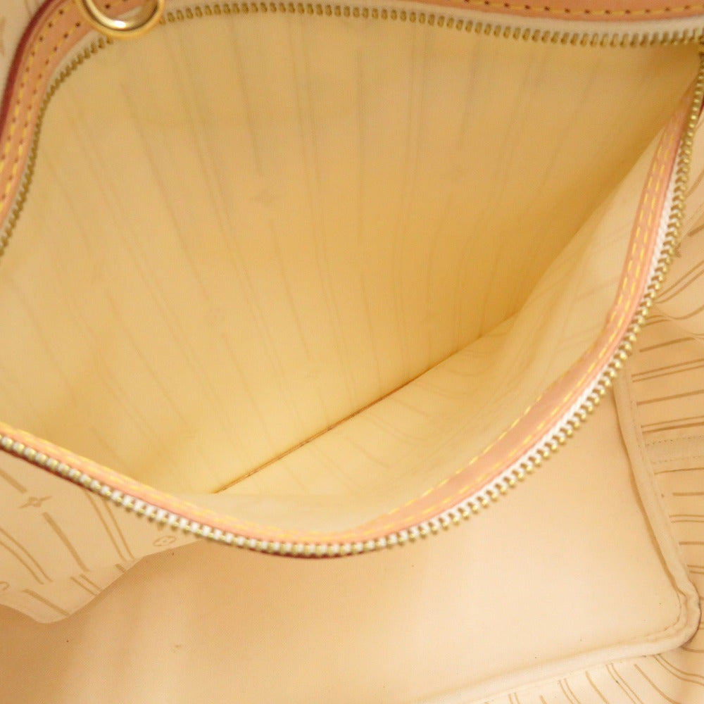 LOUIS VUITTON Tote Bag N51108 Damier Azur Canvas white Damier Azur Neverfull GM Women Used Authentic