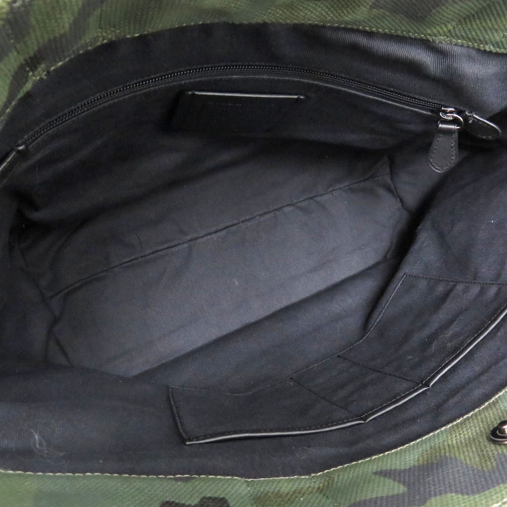 COACH Tote Bag C4025 canvas khaki snoopy woodstock unisex(Unisex) Used Authentic