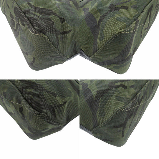 COACH Tote Bag C4025 canvas khaki snoopy woodstock unisex(Unisex) Used Authentic