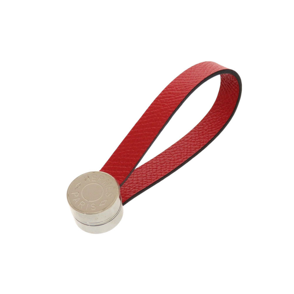 HERMES Other accessories Epsom Vermilion Maris glove holder Women Used Authentic