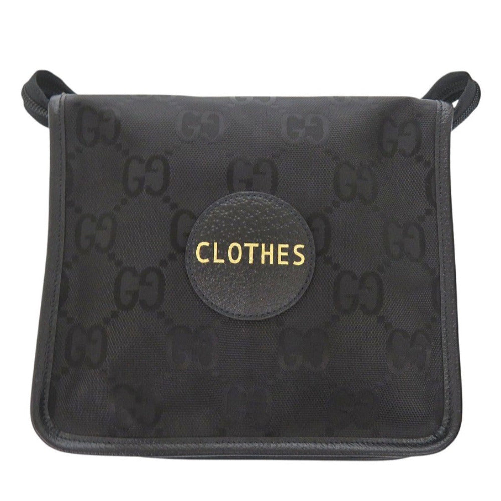 GUCCI Pouch 674801 Nylon canvas, leather black Travel pouch Off the Grid Small Backing unisex(Unisex) Used Authentic
