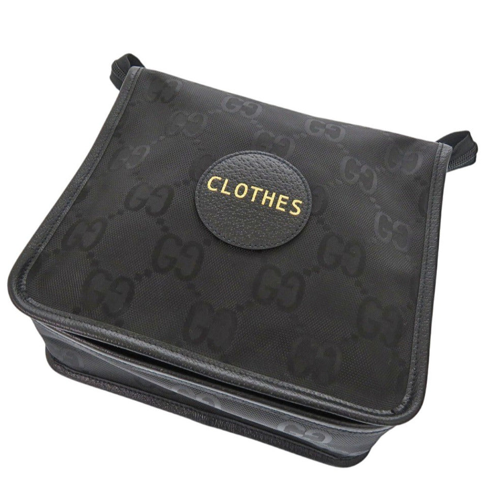 GUCCI Pouch 674801 Nylon canvas, leather black Travel pouch Off the Grid Small Backing unisex(Unisex) Used Authentic