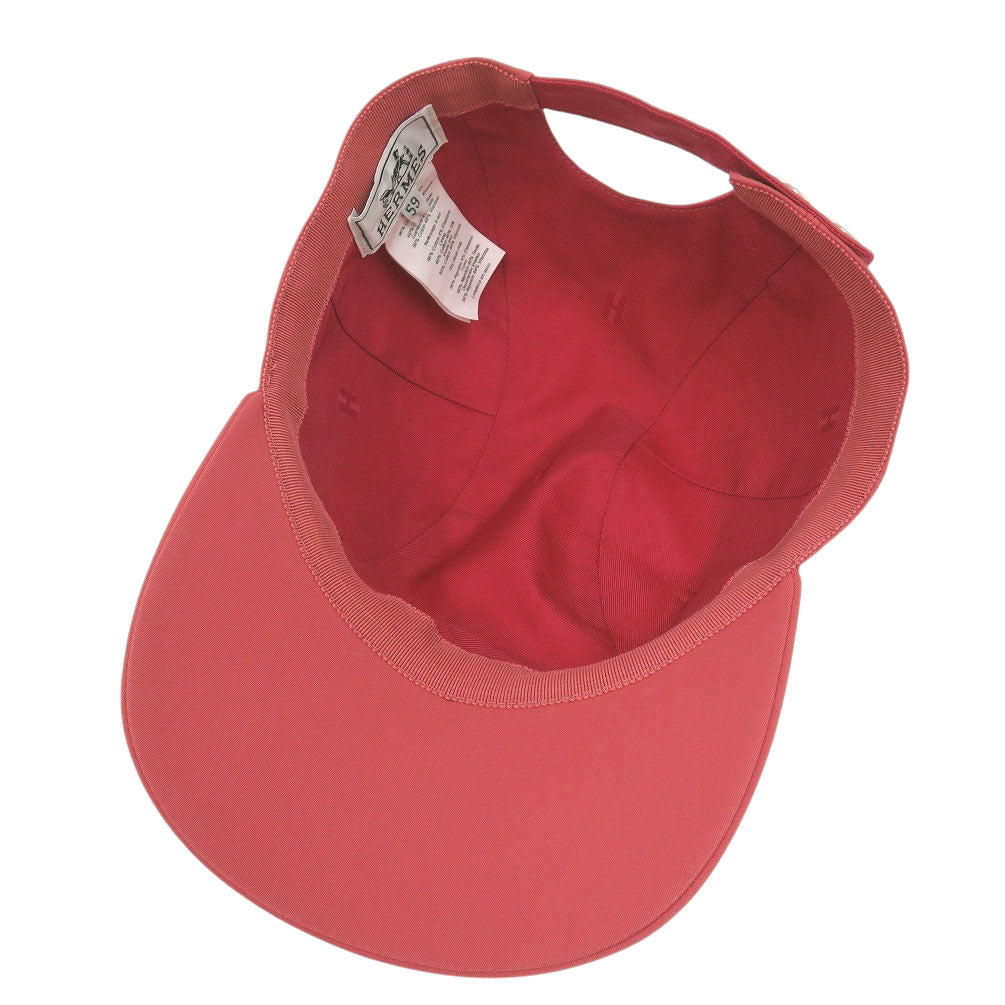 HERMES Other hats cotton Roseboise Cap Davis H Primavera Women 59 Used Authentic