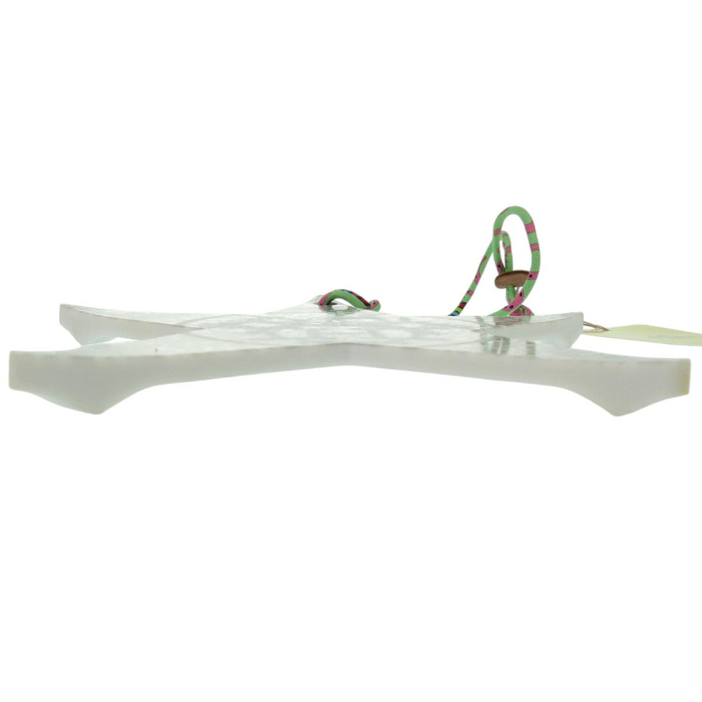 HERMES object Porcelain gray Bourde Noel Petite H X'S Christmas Mosaic Tile Pattern unisex(Unisex) Used Authentic