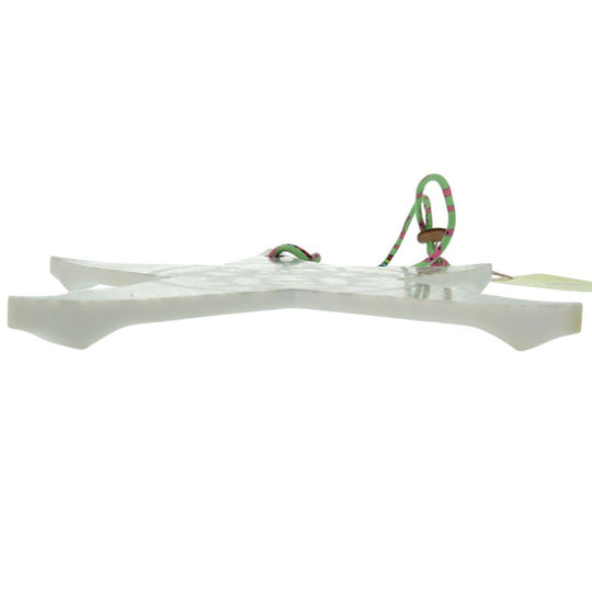 HERMES object Porcelain gray Bourde Noel Petite H X'S Christmas Mosaic Tile Pattern unisex(Unisex) Used Authentic