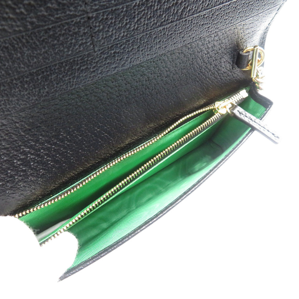 GUCCI Long Wallet Purse 621892 Crystal GG Red GUCCIxadidas Women Used Authentic