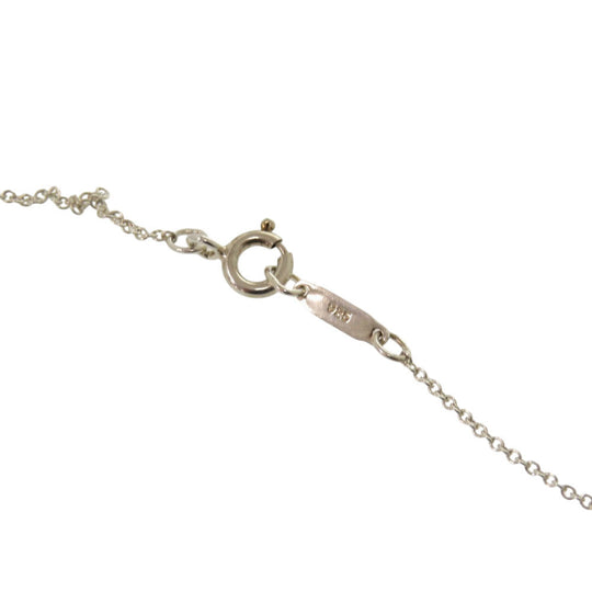 TIFFANY&Co. Necklace Silver925, pearl Silver Heart clover Women Used Authentic