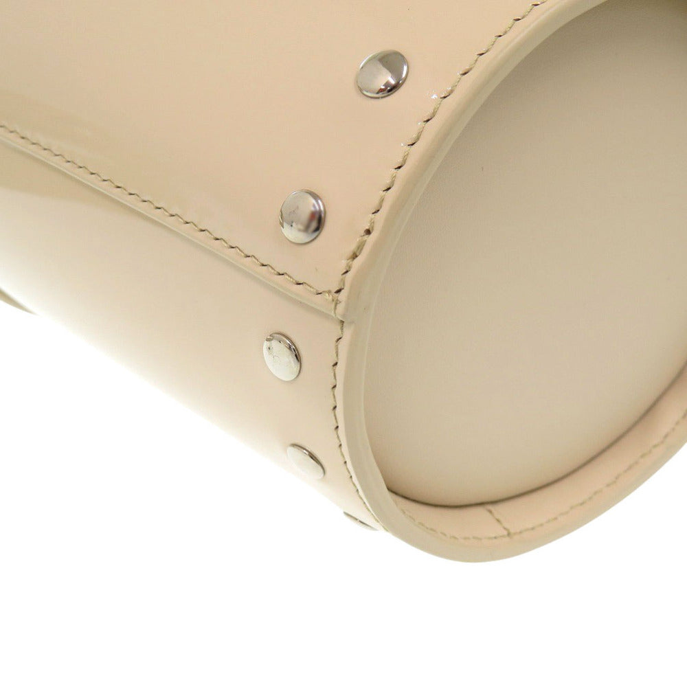 Maison Margiela Handbag SB3WG0043 Lambskin, Calfskin beige Fire Bucket Bag Small Women Used Authentic