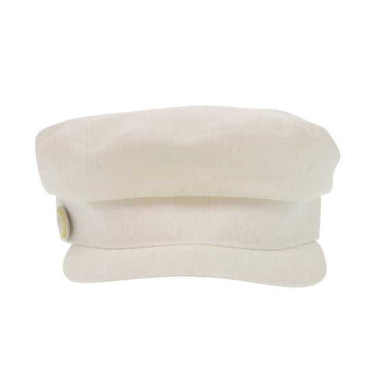 HERMES Other hats cotton white Casquette Women 58 Used Authentic