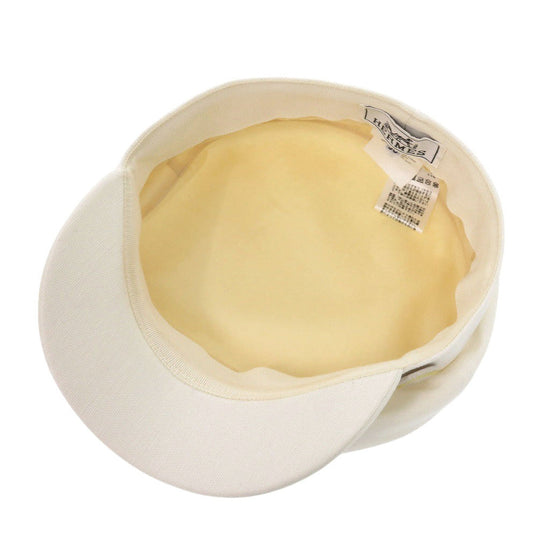 HERMES Other hats cotton white Casquette Women 58 Used Authentic