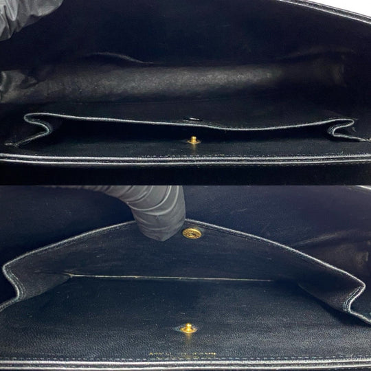 CELINE Shoulder Bag leather black