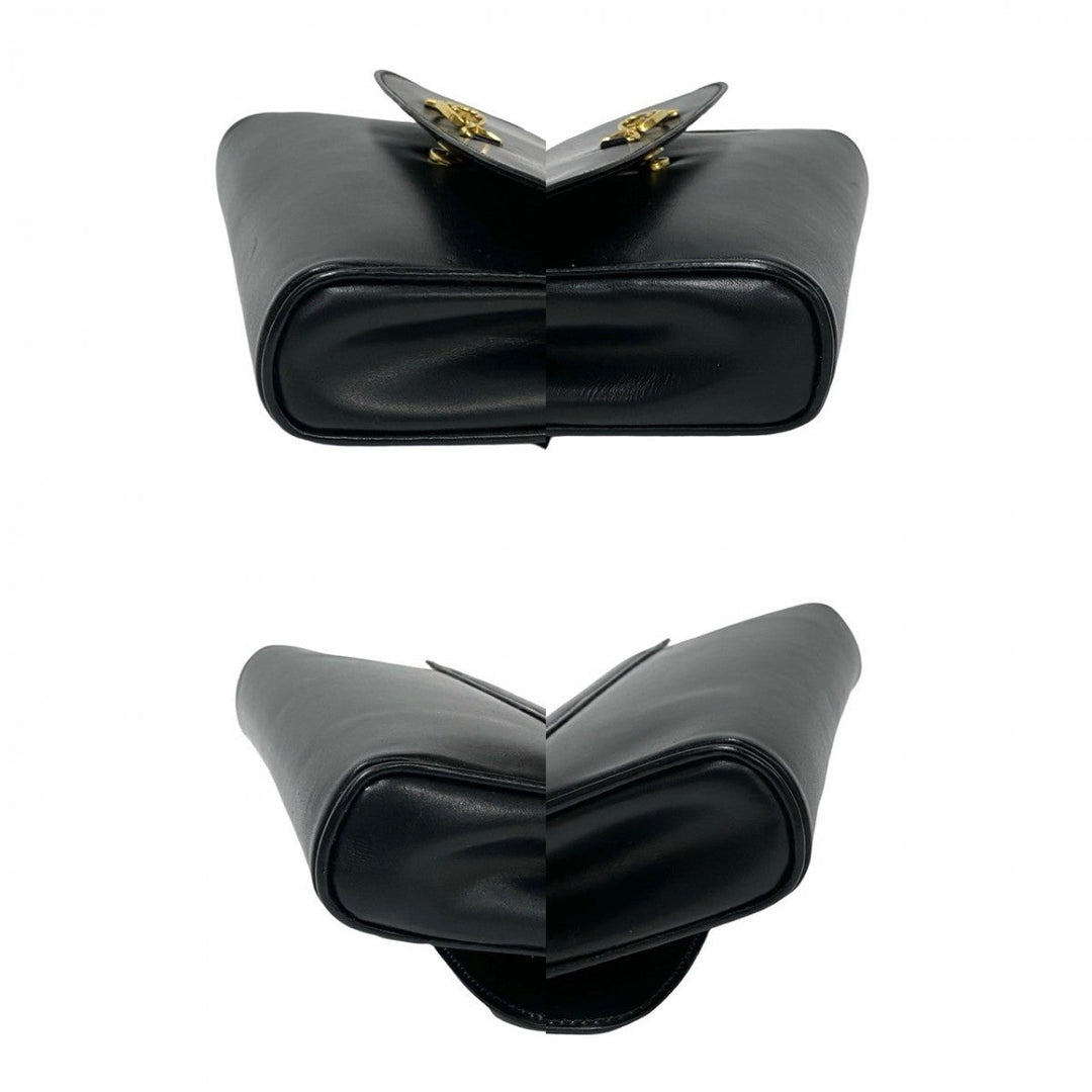 CELINE Shoulder Bag leather black