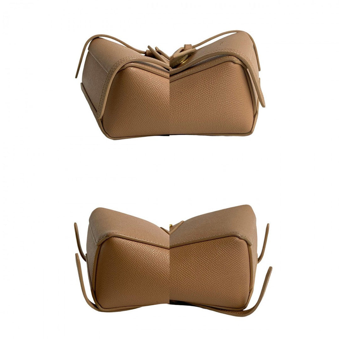 CELINE Shoulder Bag leather beige Belt bag pico