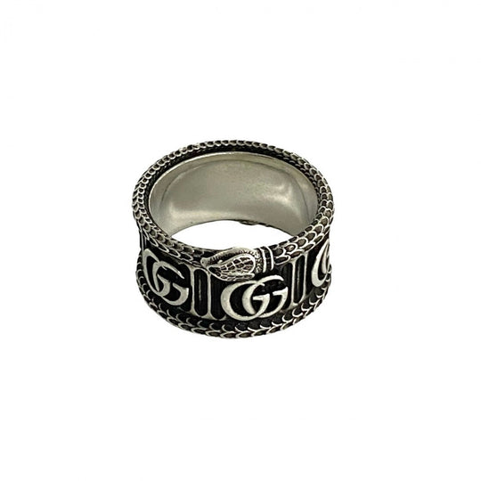 GUCCI Ring Silver925 Silver Snake & Double G Ring
