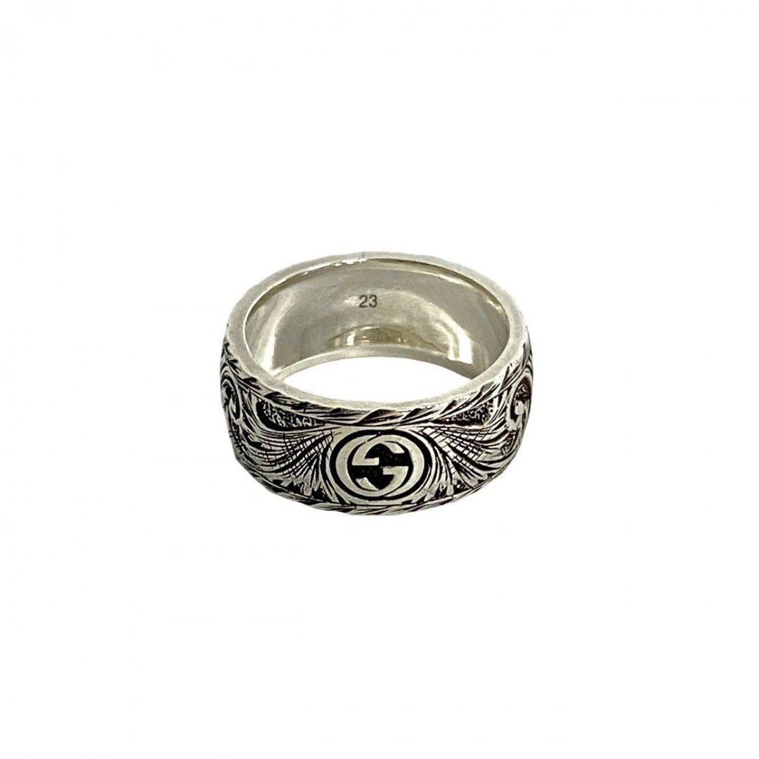 GUCCI Ring Silver925 Silver Taiga head