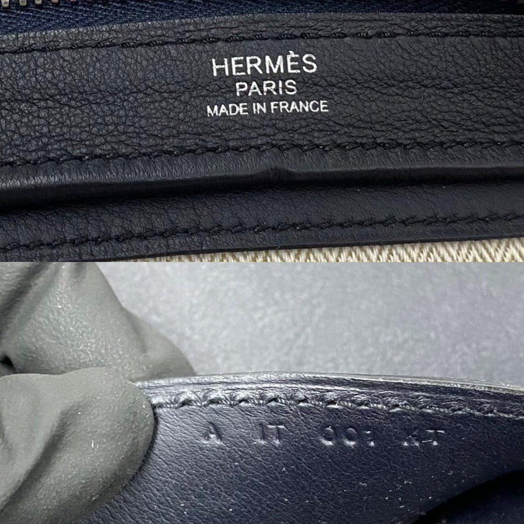 HERMES Backpack Evercolor Navy Cityback 27
