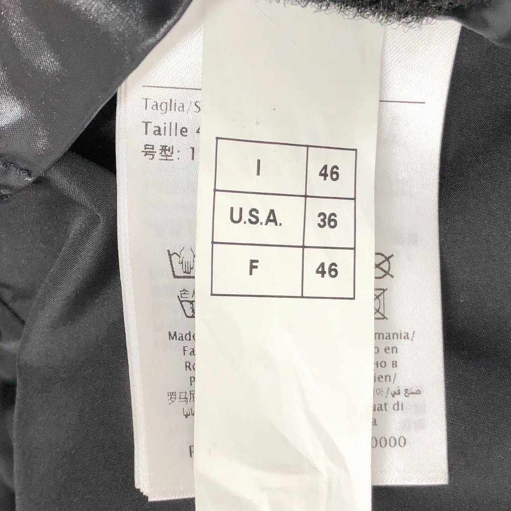 VALENTINO Down jacket UV0CNA3165M Nylon black VLTN logo mens USA36 Used Authentic