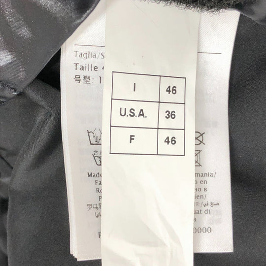 VALENTINO Down jacket UV0CNA3165M Nylon black VLTN logo mens USA36 Used Authentic