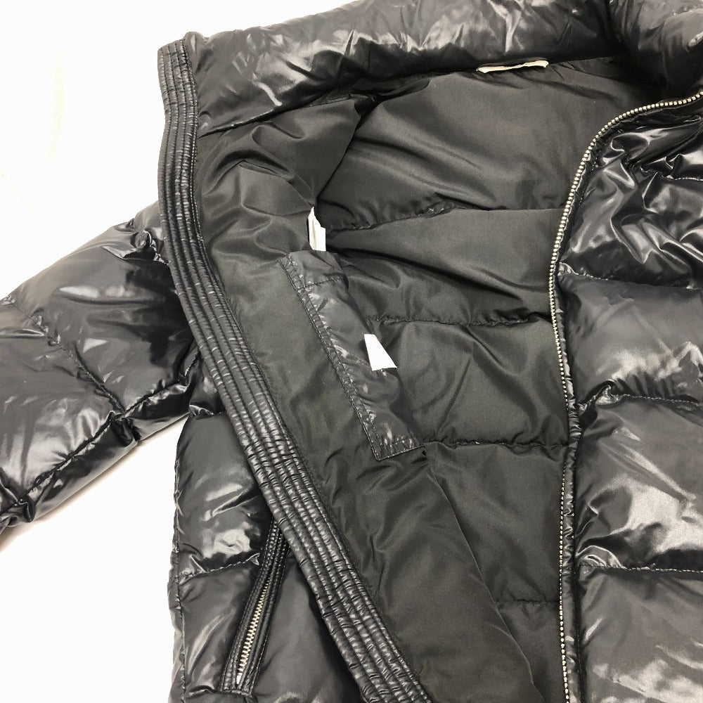VALENTINO Down jacket UV0CNA3165M Nylon black VLTN logo mens USA36 Used Authentic
